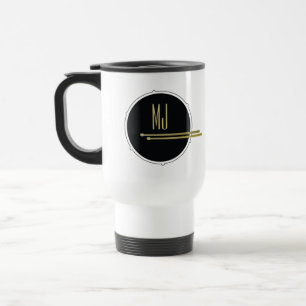 Taza De Viaje Batería de Black Gold Monograma