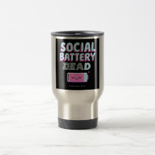 Taza De Viaje Batería social: muerta