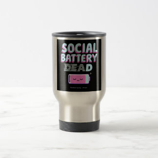 Taza De Viaje Batería social: muerta