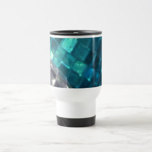 Taza De Viaje Baudias azules barro de viaje
