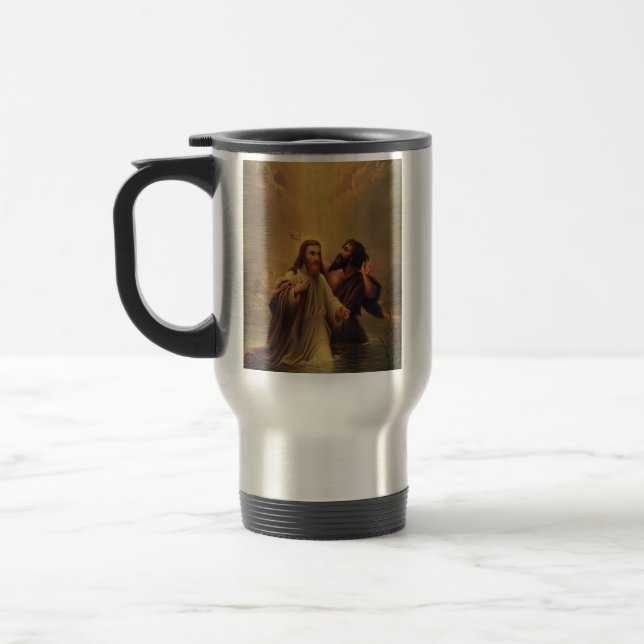 Taza De Viaje Bautismo de Jesucristo (Izquierda)