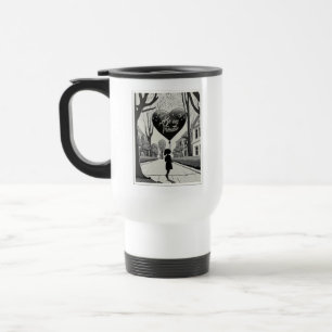 Taza De Viaje Be my Valentine in Manga Style Monocrome 1617