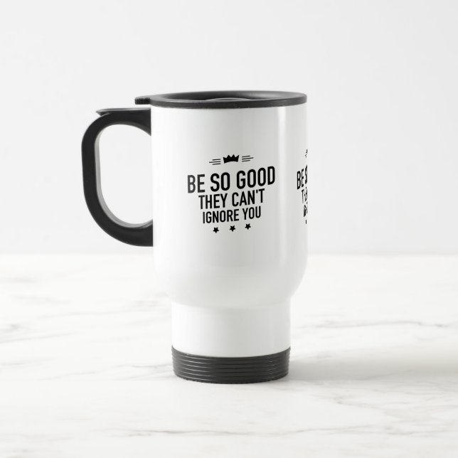 Taza De Viaje Be so good black (Izquierda)