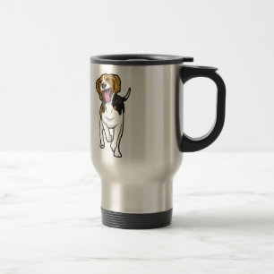 Taza De Viaje Beagle feliz