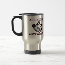 Taza De Viaje Bebida a los monstruos Maroon Maravillosos