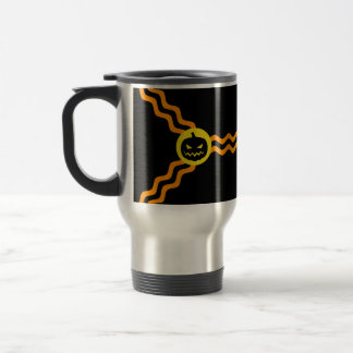 Taza De Viaje Bebidas con bandera de Halloween de la ciudad de S