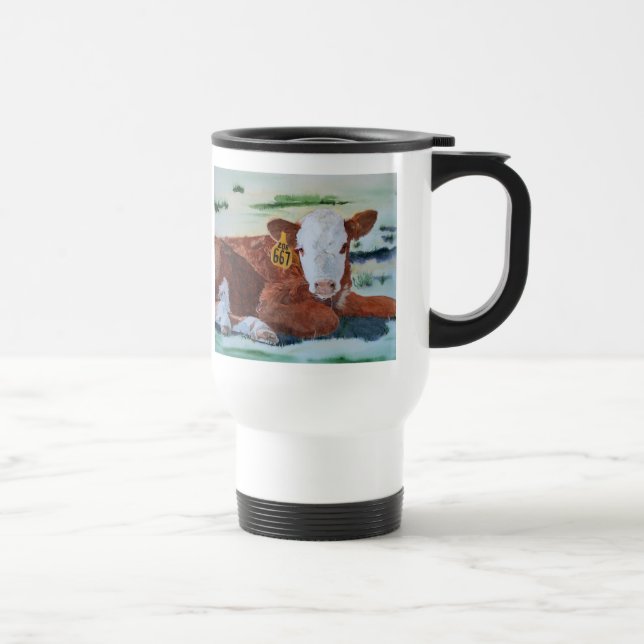 Taza De Viaje Becerro de Hereford (Derecha)