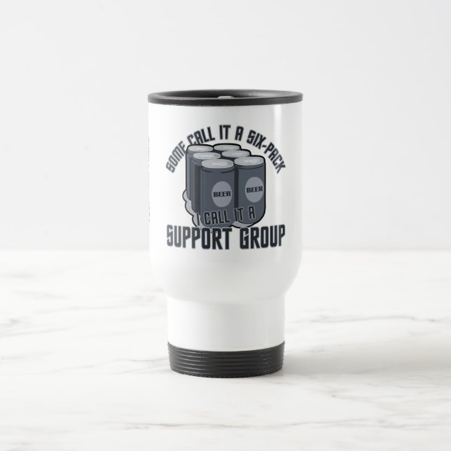 Taza De Viaje Beer Six Pack personalizado mugs (Centro)