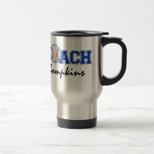 Taza De Viaje Béisbol, Softball, Tee Ball Coach Mug - SRF