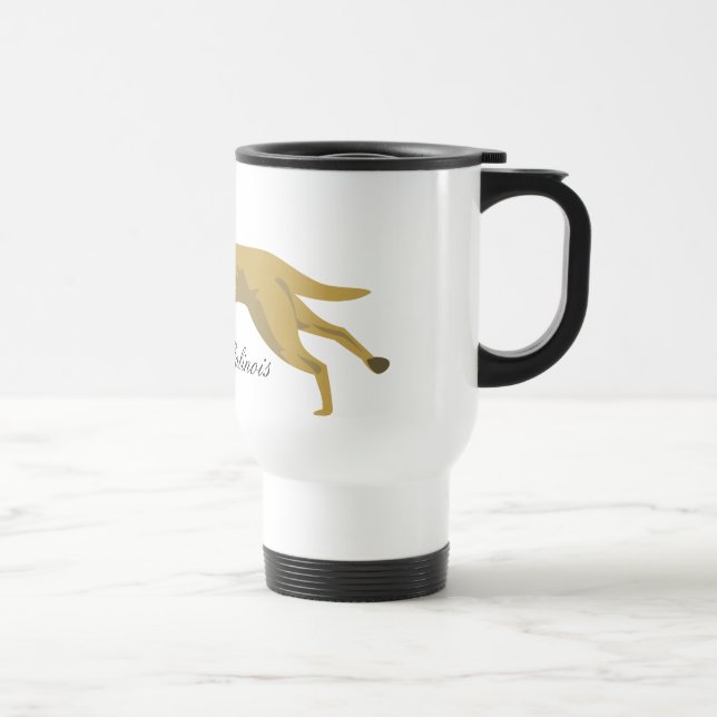 Taza De Viaje Belga Malinois (Derecha)