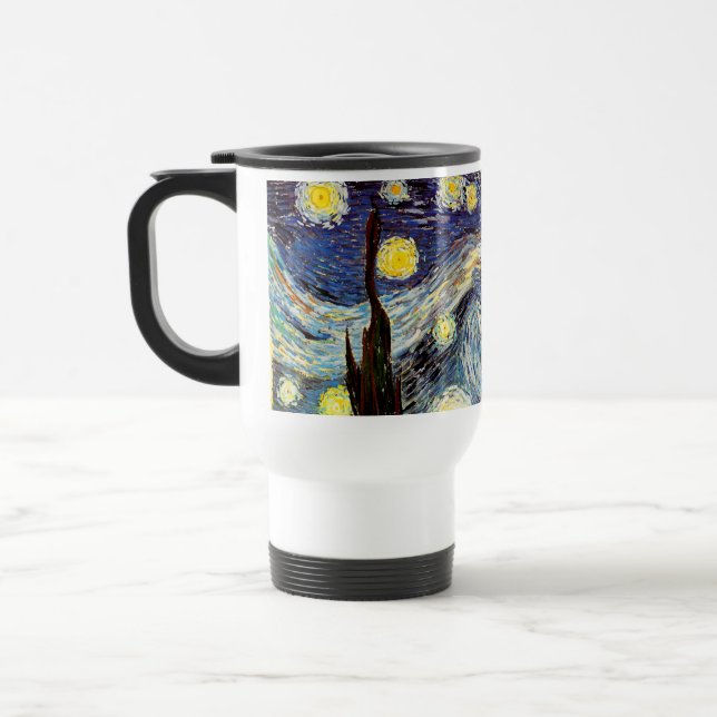 Taza De Viaje Bella Artes nocturno Van Gogh Starry (Izquierda)