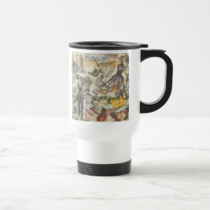 Taza De Viaje Belleza victoriana de baño Kraken surrealismo vint