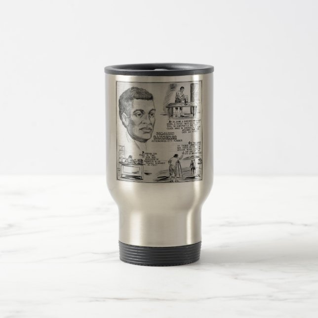 Taza De Viaje Benjamin Banneker: Científico negro y revolucionar (Centro)