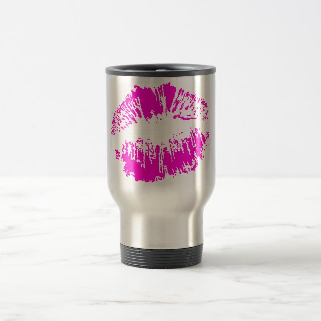 Taza De Viaje Beso de neón (Centro)