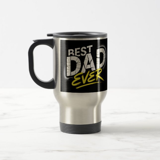 Taza De Viaje Best Dad Ever Graffiti Art (Izquierda)
