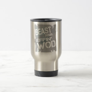 Taza De Viaje Bestia su 'wod del effin