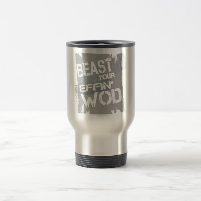 Taza De Viaje Bestia su 'wod del effin (Centro)