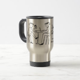 Taza De Viaje Better latte than never! white