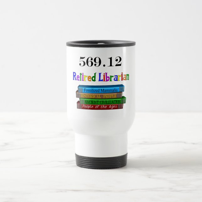 Taza De Viaje Bibliotecario jubilado 569,0 (sistema decimal de (Centro)