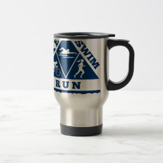 Taza De Viaje bici de la nadada del funcionamiento del triathlon