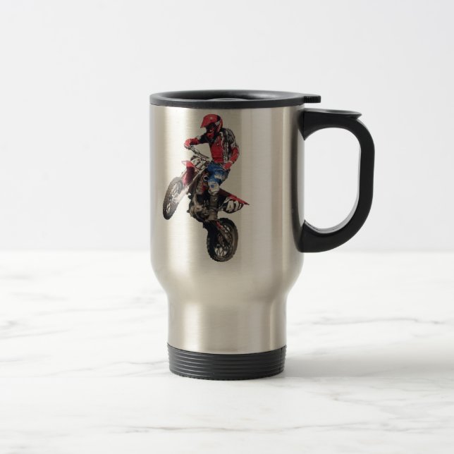 Taza De Viaje Bici roja de la suciedad (Derecha)