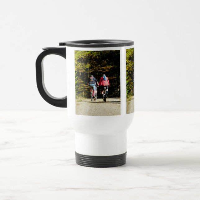 TAZA DE VIAJE BICICLETA DE MONTAÑA (Izquierda)