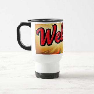 Taza De Viaje Bienvenido bonito diseño en 