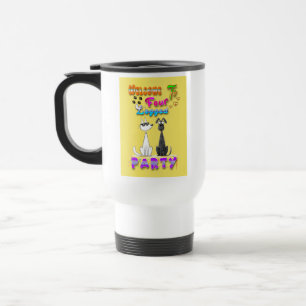 Taza De Viaje Bienvenidos A Cuatro Fiestas Legales