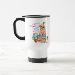 Taza De Viaje ¡Bienvenidos a las Aventuras Escolares de Lina!