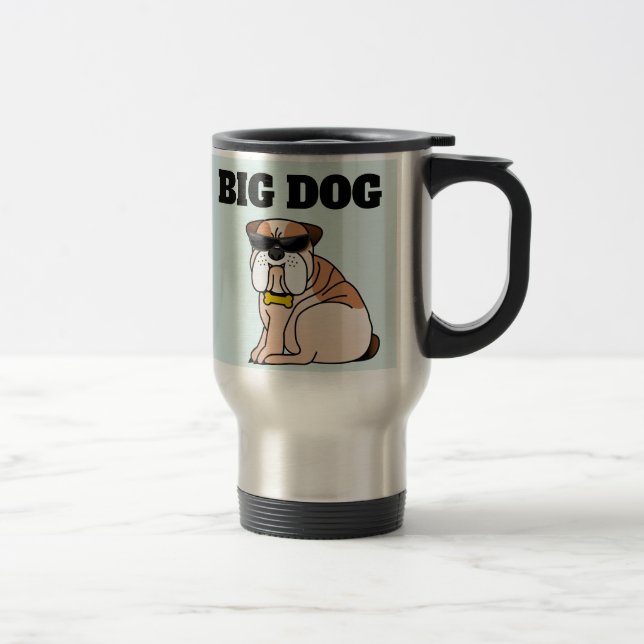 TAZA DE VIAJE BIG DOG PERRO VIAJAR CAFÉ MUGS (Derecha)
