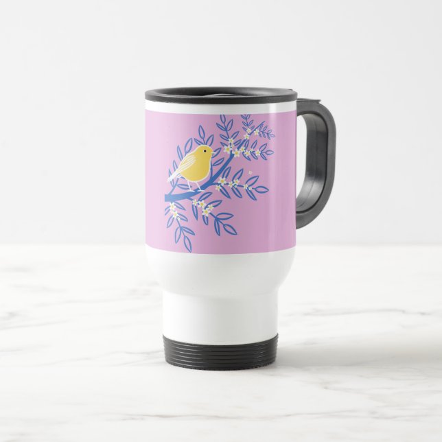Taza De Viaje Bird Art Mugs (Anverso derecho)