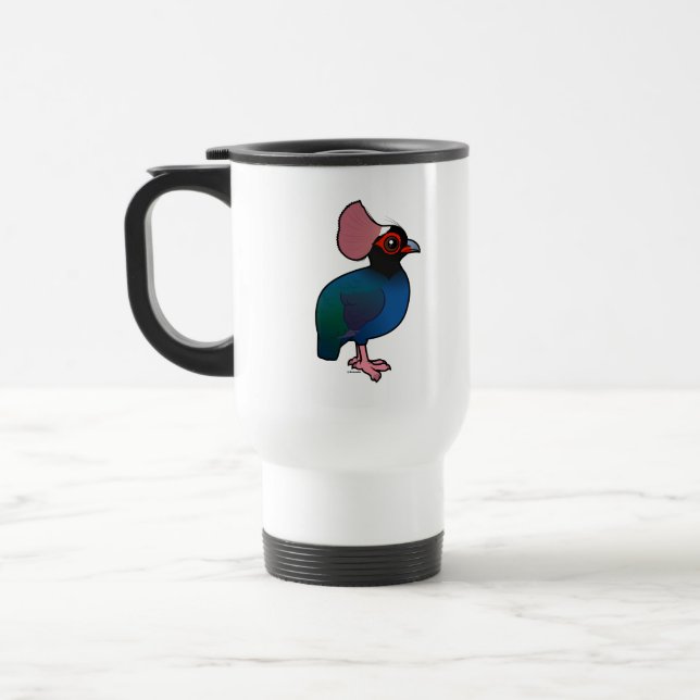 Taza De Viaje Birdorable Crested la perdiz (Izquierda)