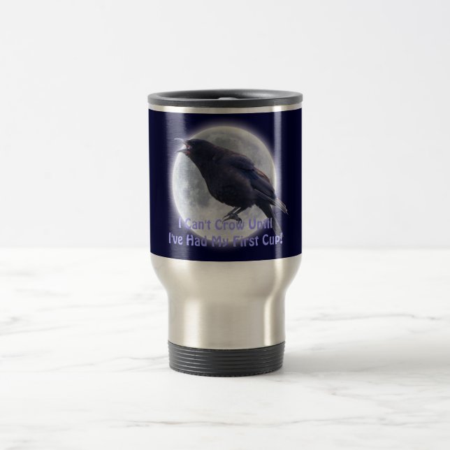 Taza De Viaje BLACK CROW & Full Moon Halloween (Centro)