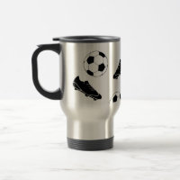 Black Elegant Classic Soccer limpia patrón de bola