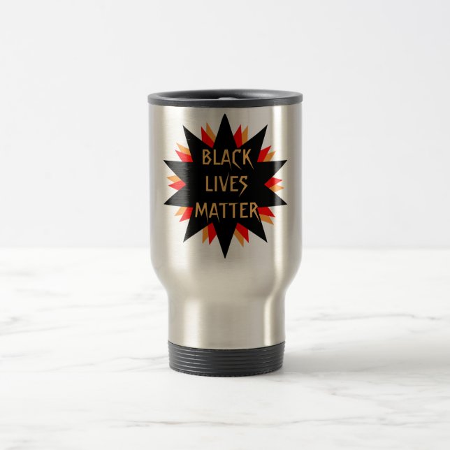 Taza De Viaje Black Lives Matter Travel Mug (Centro)