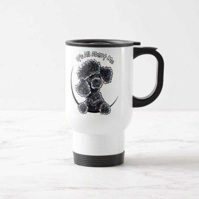 Taza De Viaje Black Toy Poodle IAAM (Derecha)