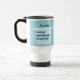 Taza De Viaje Blanco Debería Haber Traído Mi Punto