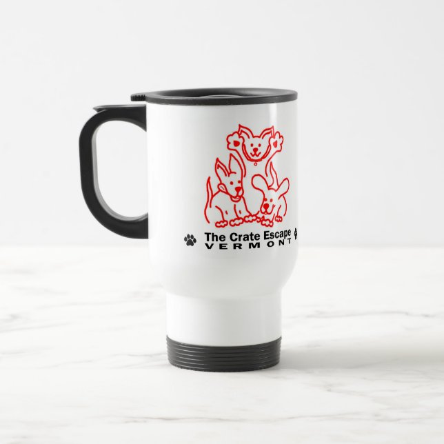 Taza De Viaje Blanco del escape del cajón (Izquierda)