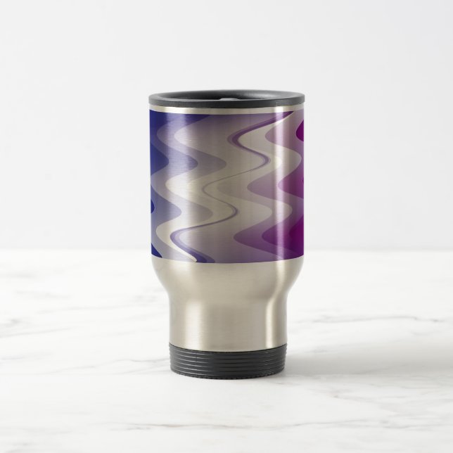 Taza De Viaje Blanco morado azul (Centro)