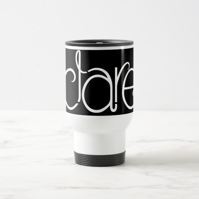 Taza De Viaje Blanco y claro Mug de viaje (Centro)
