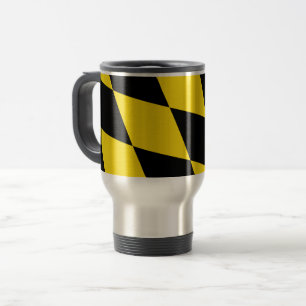 Taza De Viaje Bloque de viajes con bandera de Múnich, Baviera