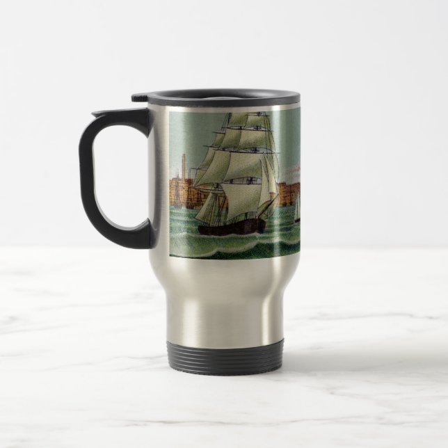 Taza De Viaje Bloque Island Travel Mug (Izquierda)