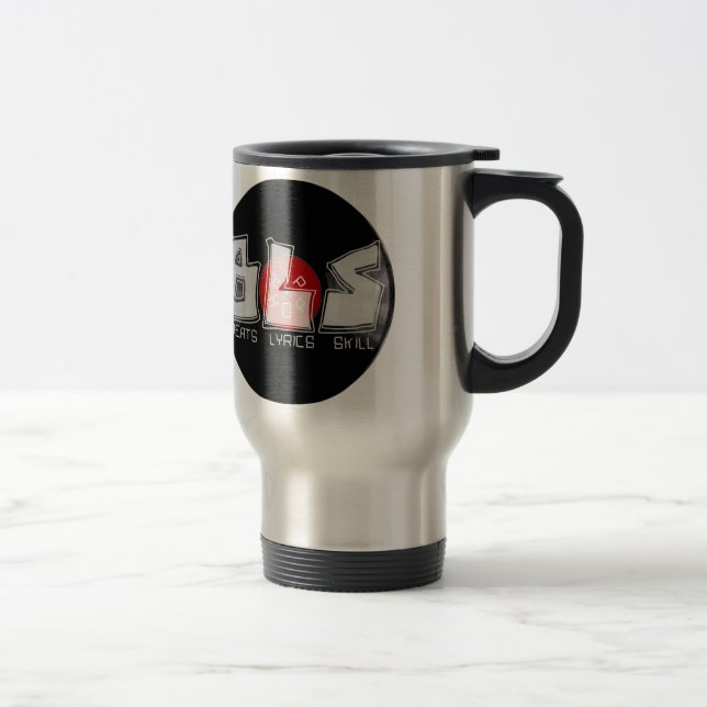 Taza De Viaje BLS supera la habilidad de la letra HIP HOP (Derecha)