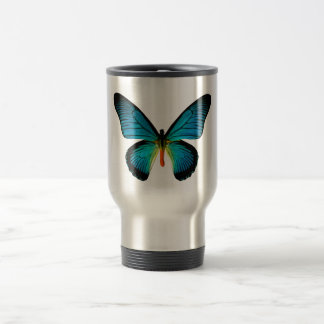 Taza De Viaje Blue Butterfly Travel Mug
