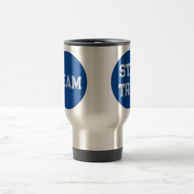 Taza De Viaje Blue Dot Election Coffee Mug (Centro)