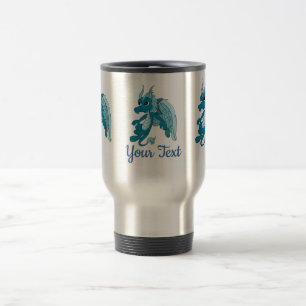 Taza De Viaje Blue Dragon Personalizado Travel Mug
