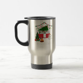 Taza De Viaje Blue Heeler con Navidades Sweater - Feliz Navidad