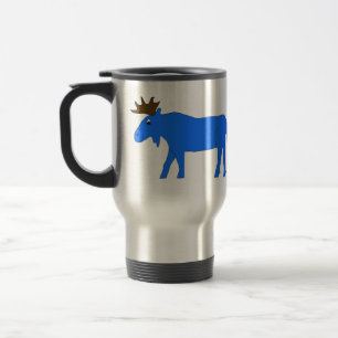 Taza De Viaje Blue Moose mug