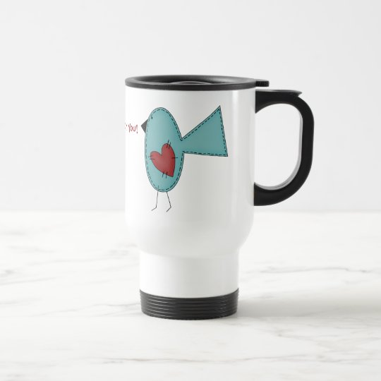 Taza De Viaje Bluebird de la felicidad por SRF