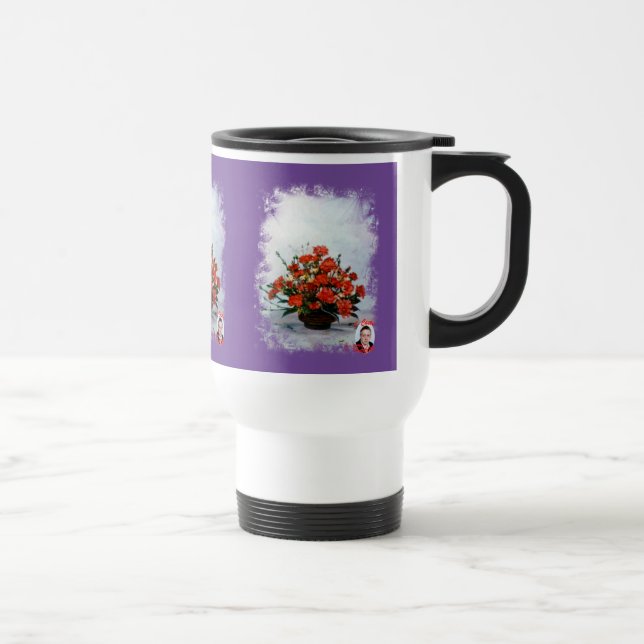 Taza De Viaje Bodegón de flores (Derecha)